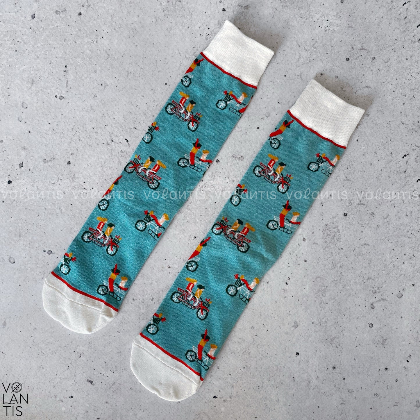 Calcetín Amigas en bicicleta