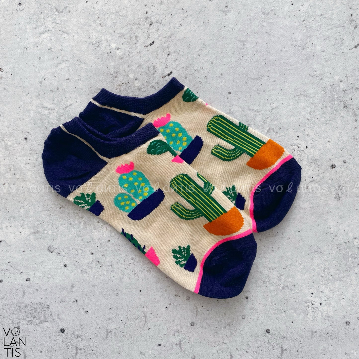 Calcetín Corto Cactus