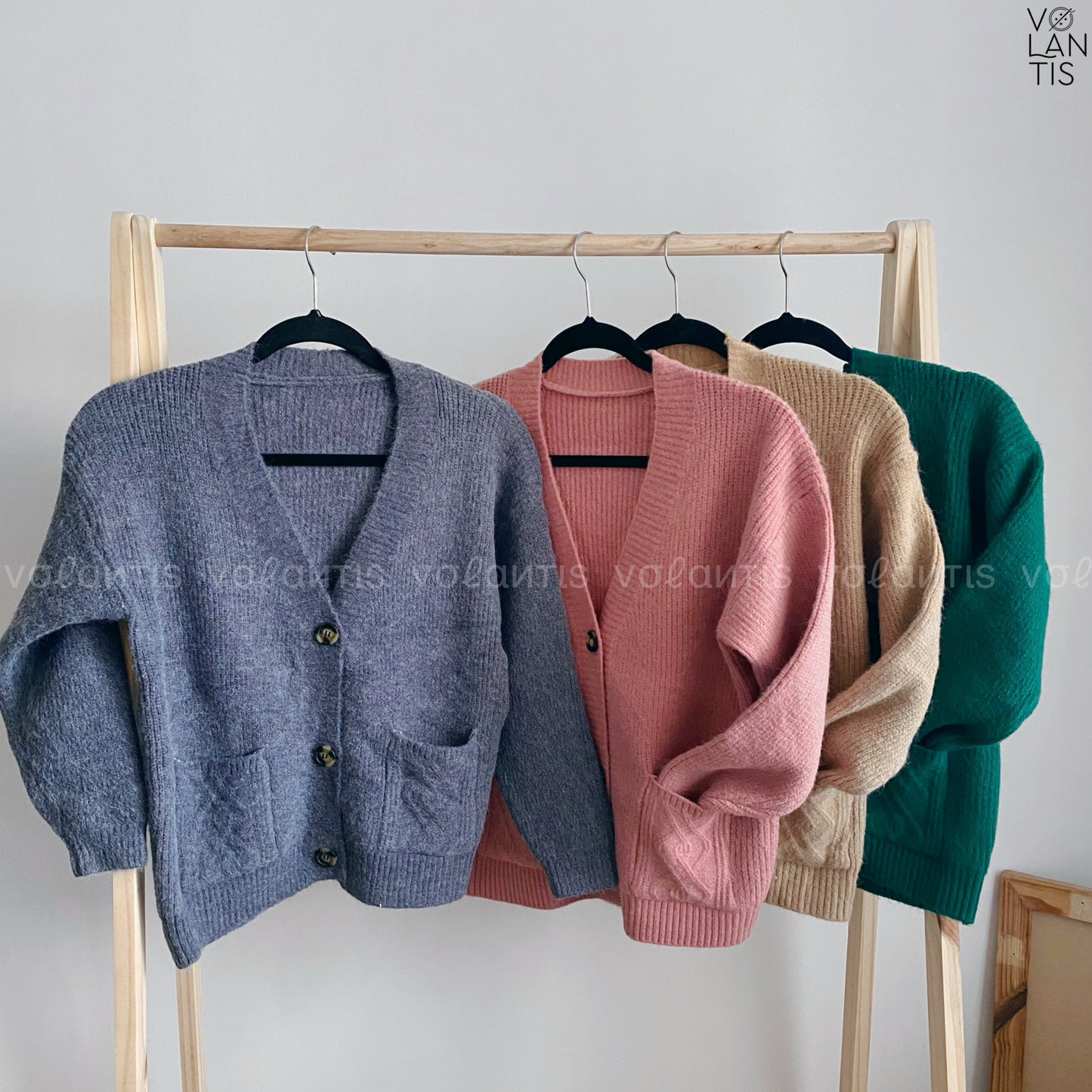 Cardigan Abotonado con bolsillo