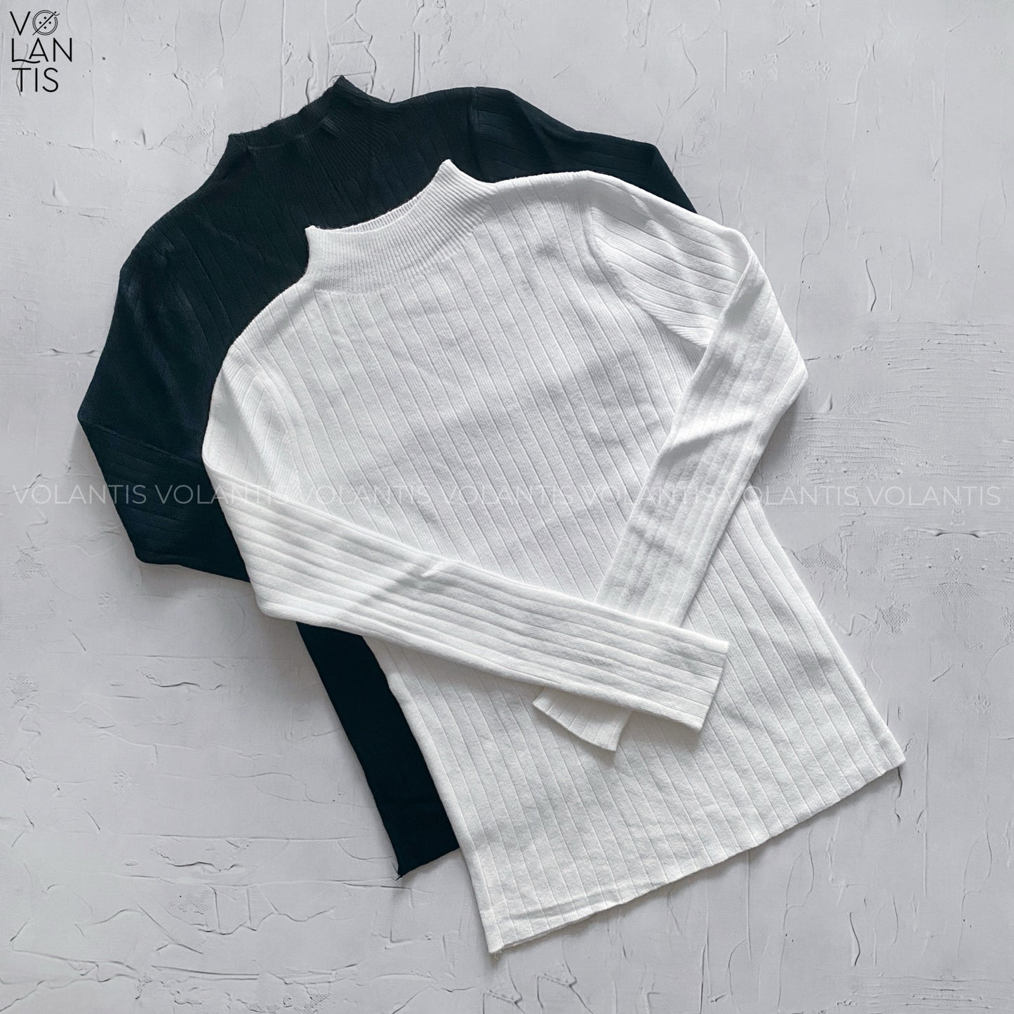 Polera Canalé cuello medio