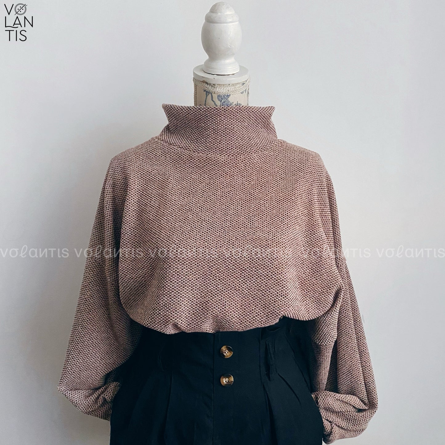 Sweater lanilla manga globo