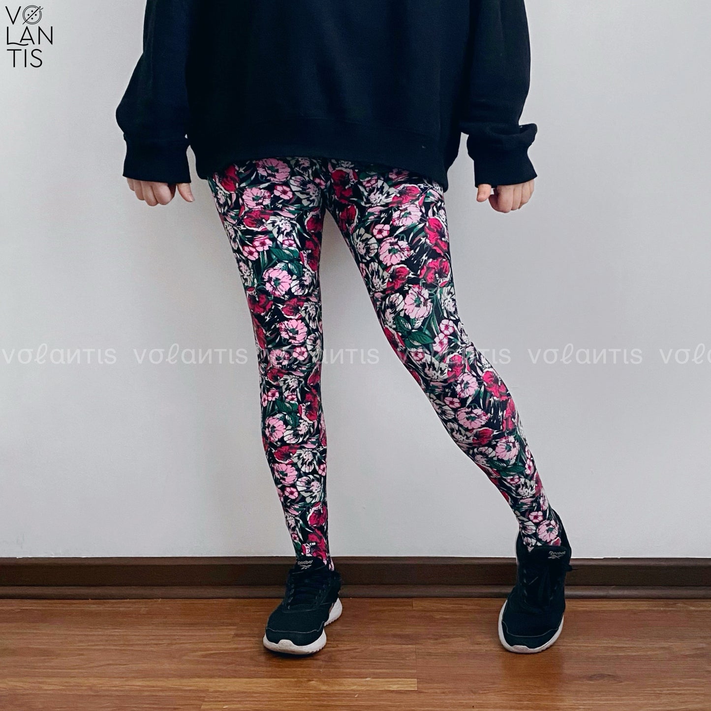 Calza Lycra Dupont Claveles