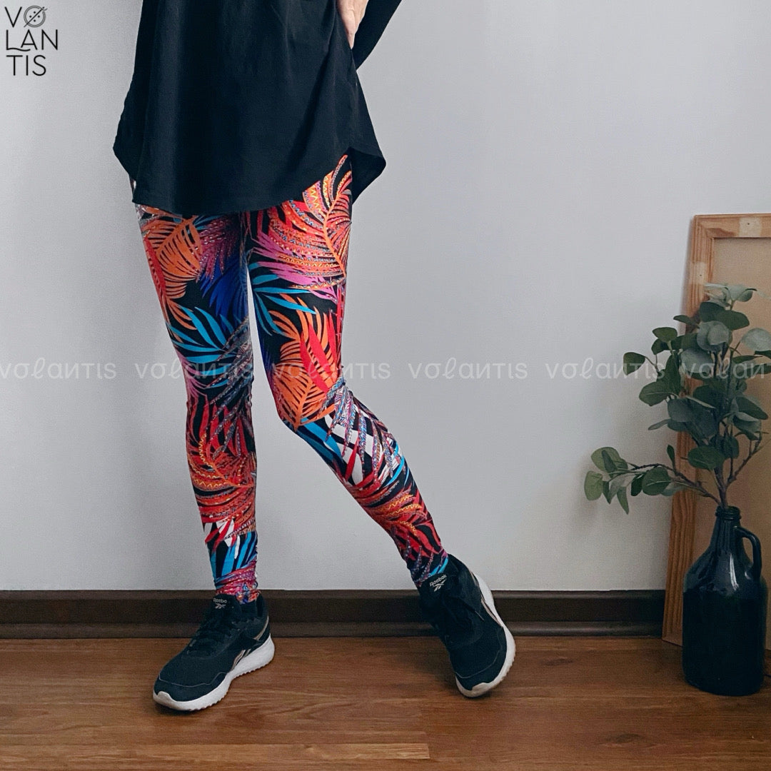 Calza Lycra Dupont Hojas