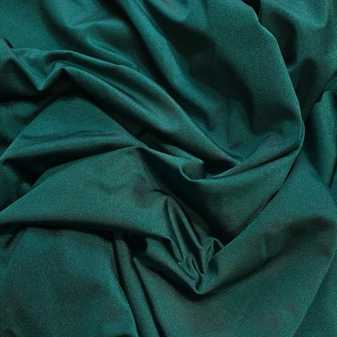 Calza Lycra Dupont Unicolor Verde petroleo
