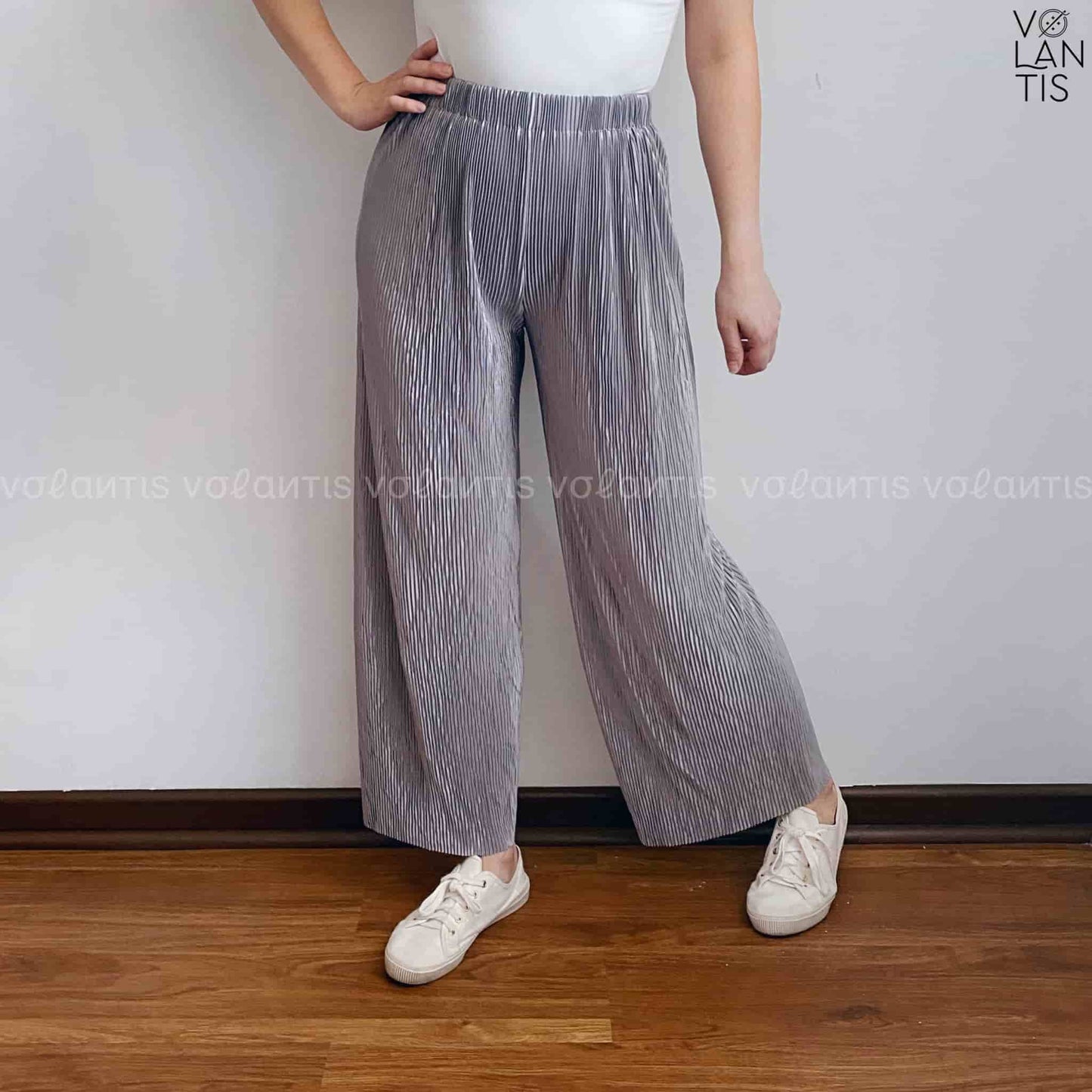 Pantalon plisado