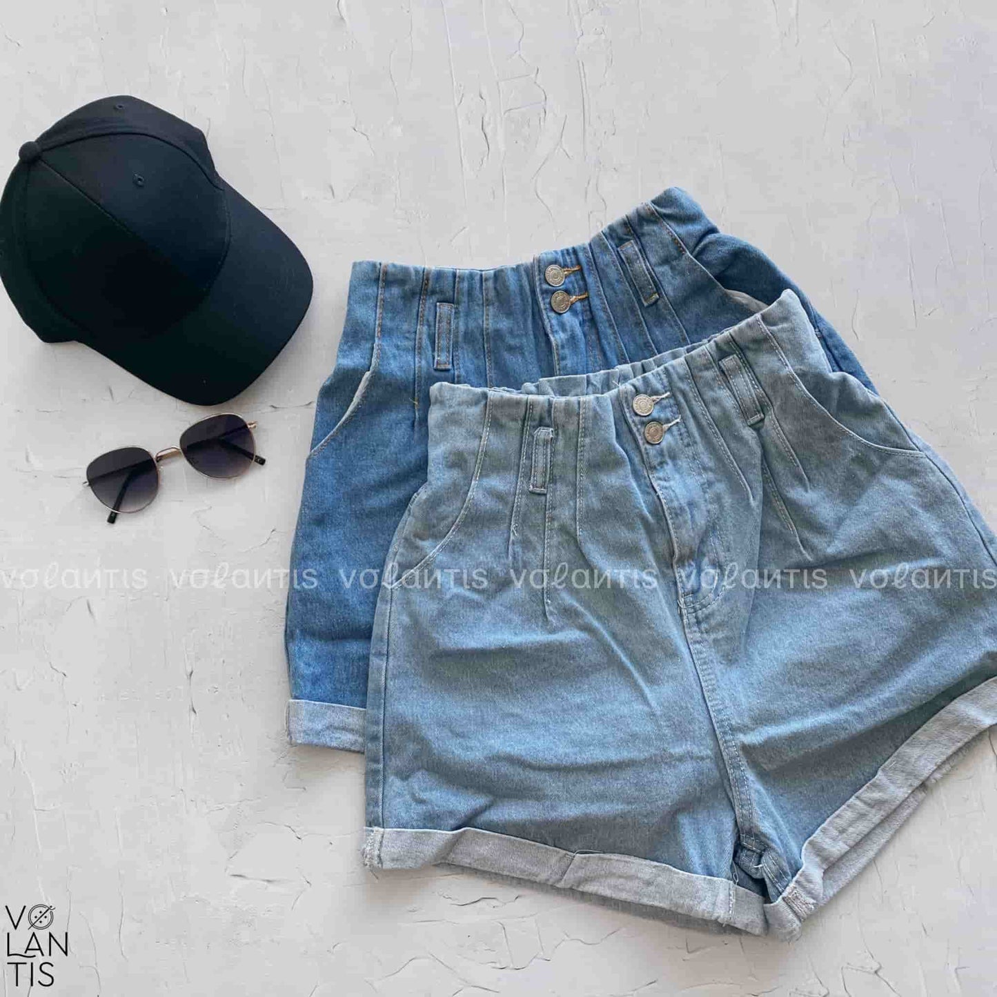Short Denim Pinzado