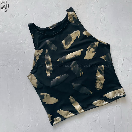 Crop halter Trazos