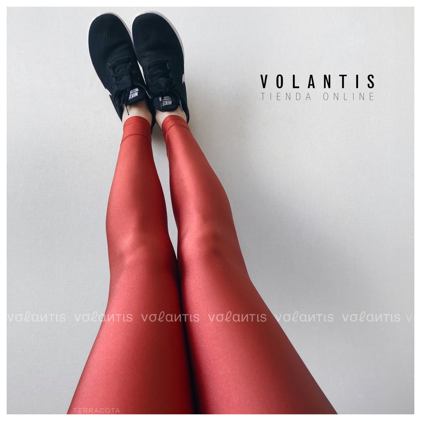 Calza Lycra Dupont Unicolor Terracota