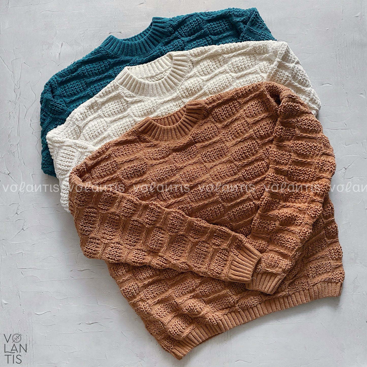 Sweater chenille panal