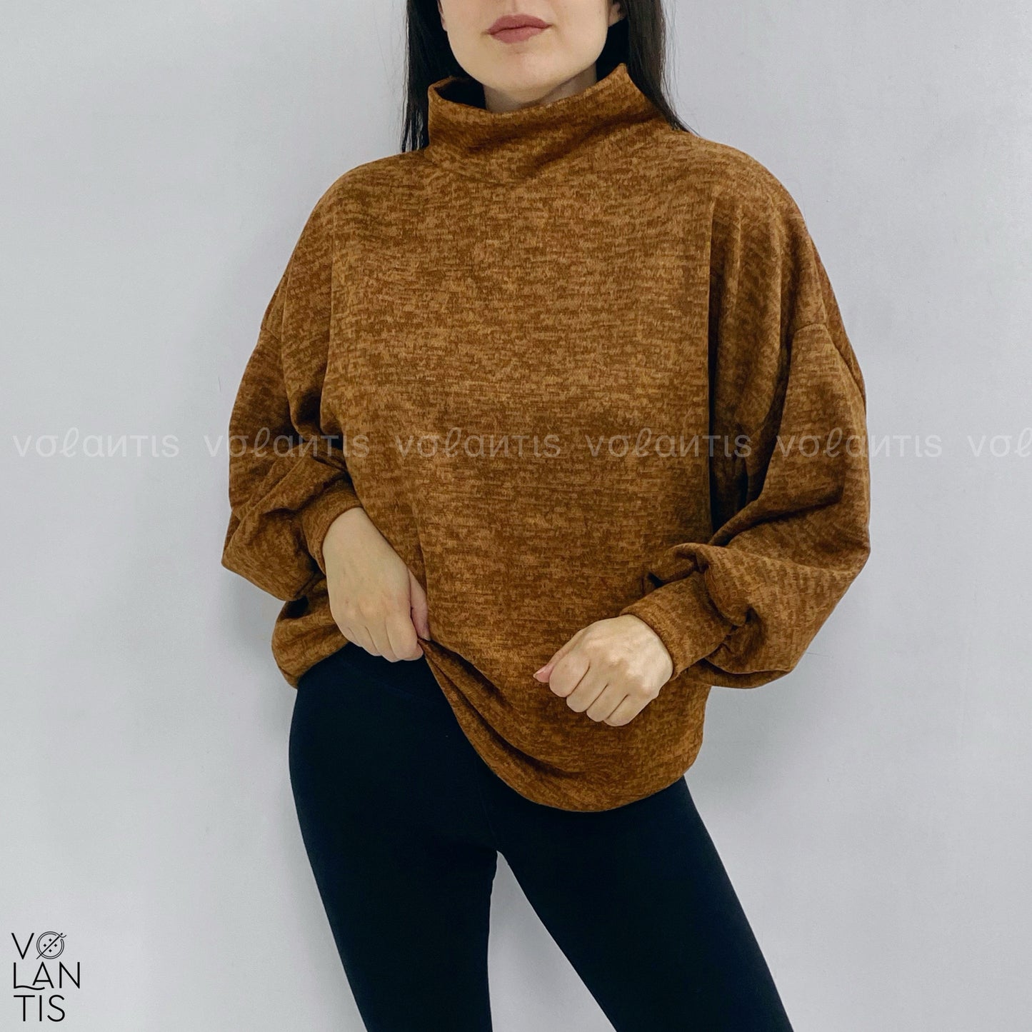 Sweater lanilla manga globo