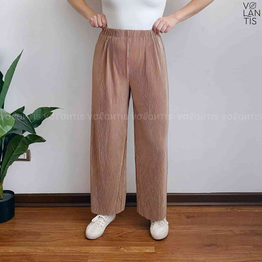 Pantalon plisado